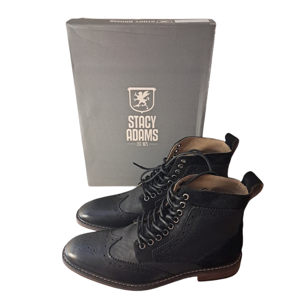 Nib Stacy Adams Finnegan Wingtip Lace Up Boot 7.5